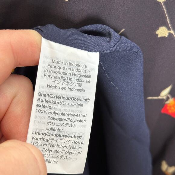 MADEWELL Tulip-Sleeve Maxi Dress Sweet Blossom August Juniper Berry Sz 20 {RR30} - Picture 7 of 8